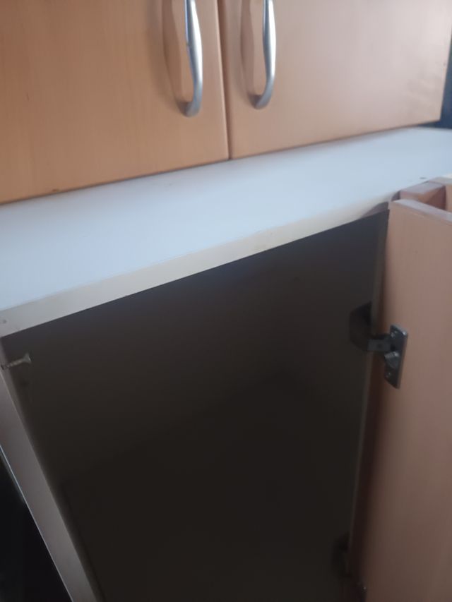 Muebles de cocina madera y cristal