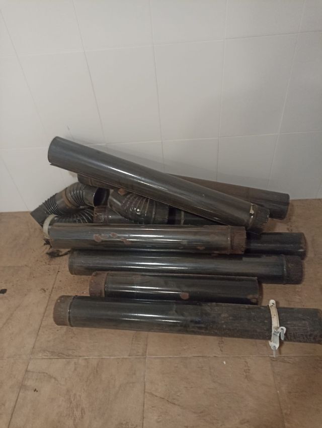 Estufa de leña antigua