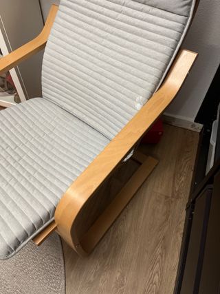 Sillón IKEA Gris Madera