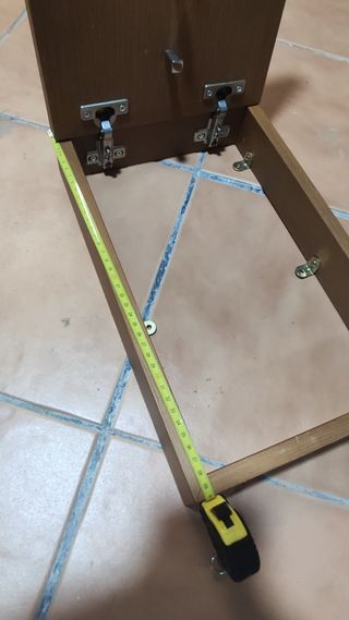 Tapa caja diferenciales cristal negro y madera