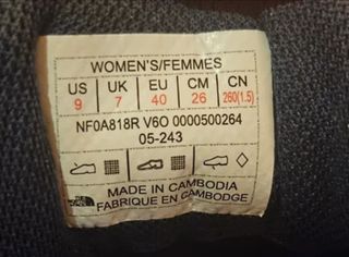 Botas de senderismo The North Face mujer talla 40