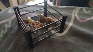 Playmobil corral con animales