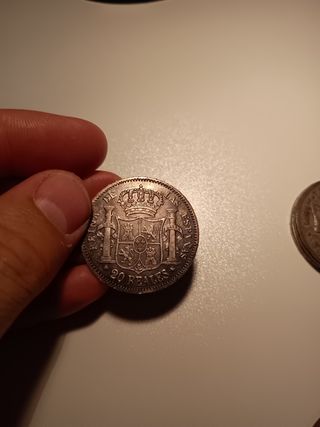 Moneda Antigua Isabel II 1859