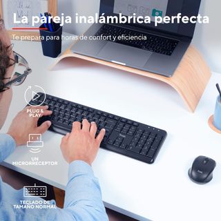 💰 - Trust teclado y ratón inalámbrico silencioso