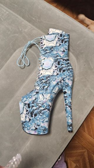 Botas de plataforma con cordones