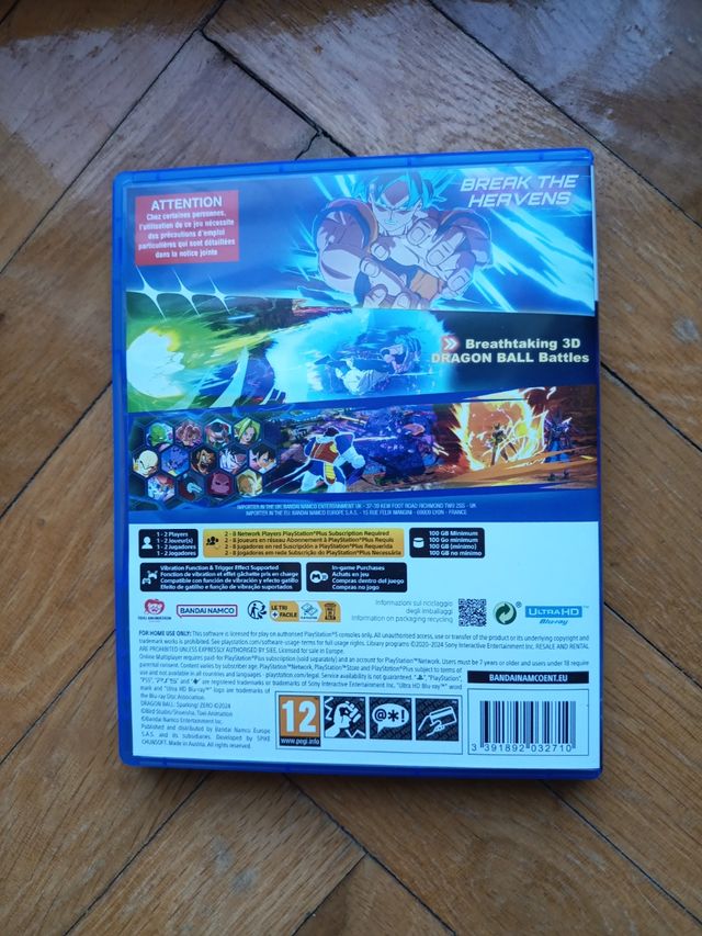 Dragon Ball Sparking Zero PS5