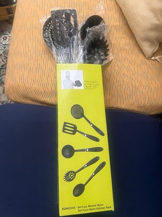 Set Mestoli Cucina Black Queen