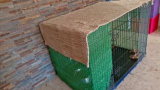 Jaula Perro Grande Negra
