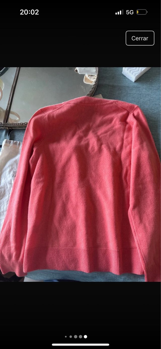 Jersey 100 por cien cashmere Corte Ingles