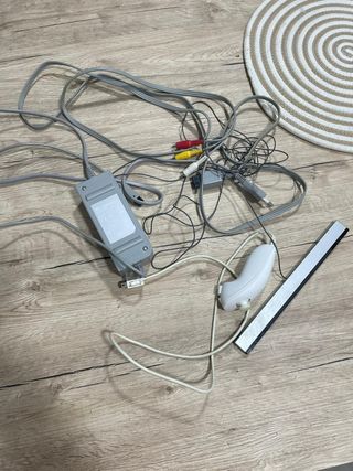 Consola Wii con mandos y volante
