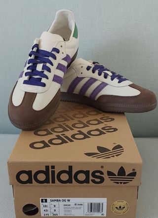 Adidas Samba OG Blanco Purpura  & Chocolate