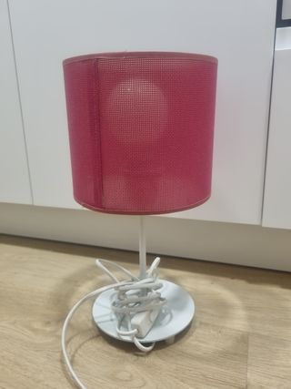 Lámpara infantil rosa