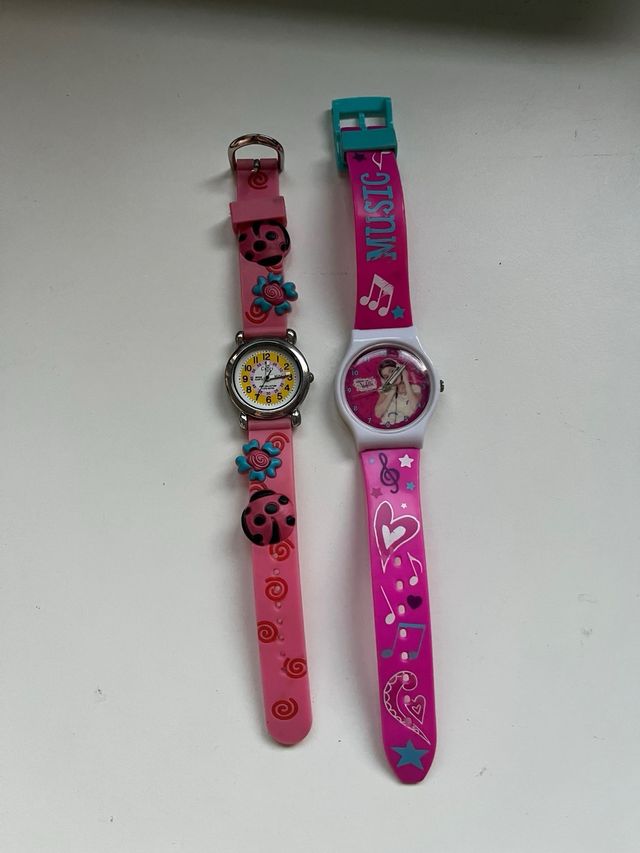 Relojes rosa niña