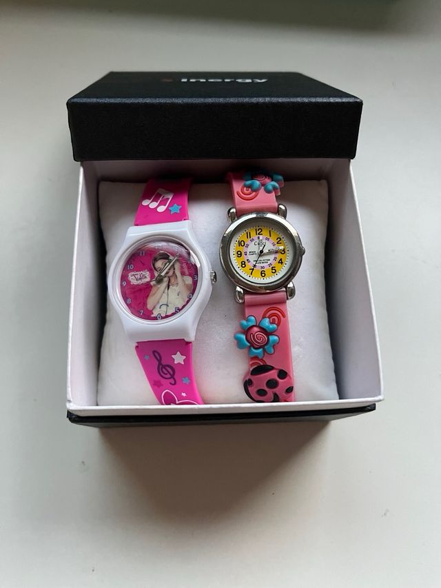 Relojes rosa niña