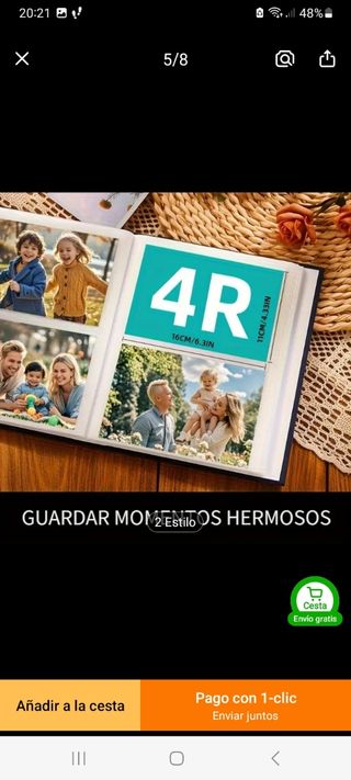 Álbum de Fotos Familiar con Diseño de Príncipe