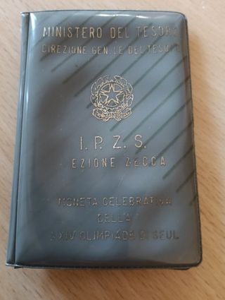 Moneta Celebrativa Olimpiadi Seul 1988