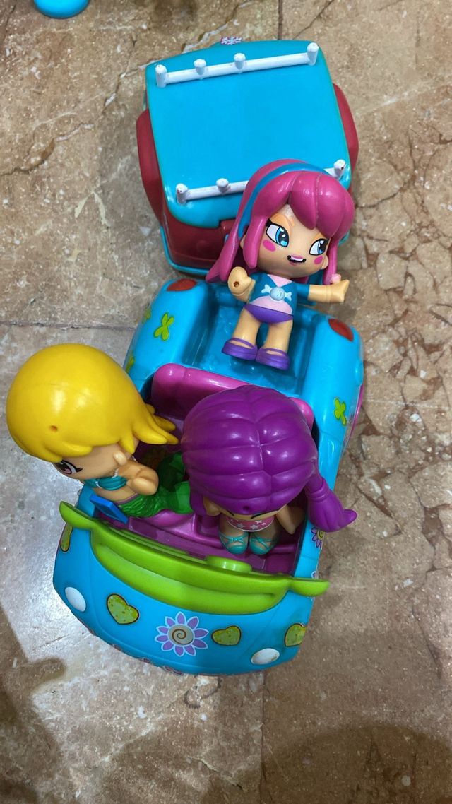 Yate Pin y Pon con coche, casa columpio y casita