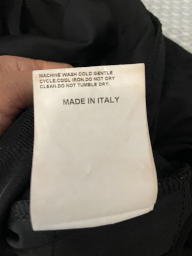 Abito Nadine nero con balze