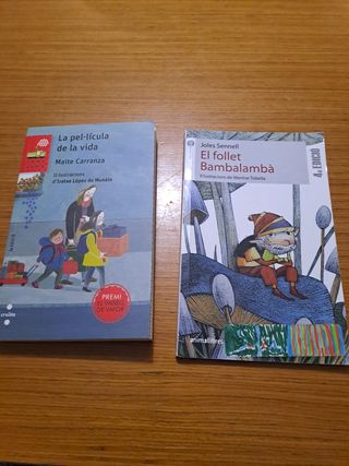 Libros para niños en catalán.