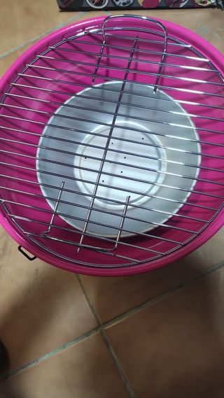 Barbacoa Landmann Piccolino Queen Rosa Dorada