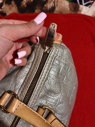 Bolso Carolina Herrera plateado
