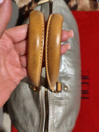 Bolso Carolina Herrera plateado