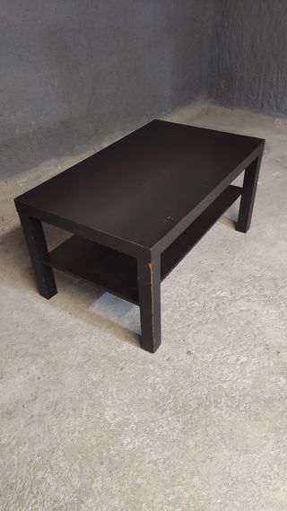 Mesa baja Ikea Lack negra