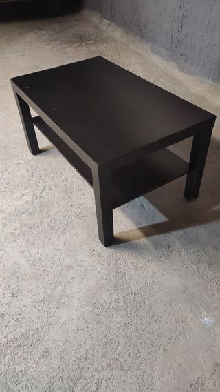 Mesa baja Ikea Lack negra