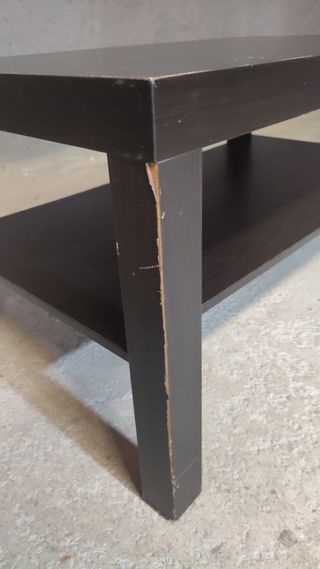 Mesa baja Ikea Lack negra