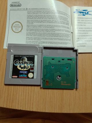 Juego Casper Game boy 