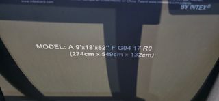 Piscina INTEX 2.75x5.50x1.32