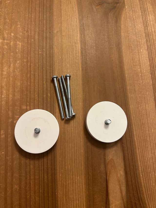 Barra para cortinas blanca