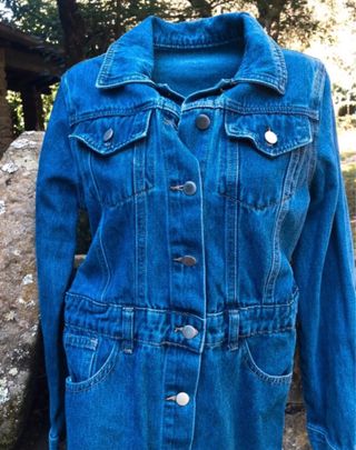 Abito in denim blu