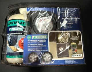 Kit Reparación Neumáticos Coche 12V