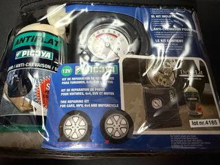 Kit Reparación Neumáticos Coche 12V