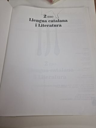Llengua catalana i literatura 2 ESO