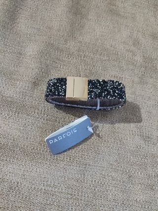 Pulsera Parfois Negra y Dorada