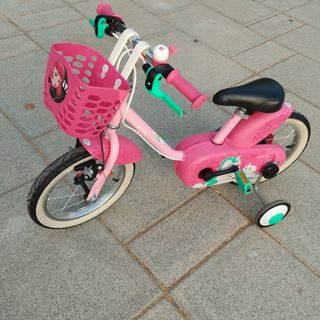 Bicicleta infantil niña rosa 