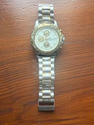 Reloj Lotus Cronógrafo Dorado y Plateado