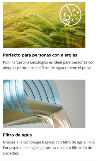 Aspirador Polti Forzaspira Lecologico