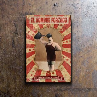 PLACA METALICA CIRCO CARTEL METAL DECORATIVO