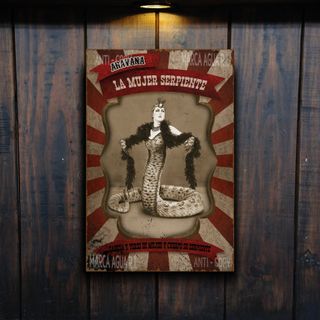 PLACA METALICA CIRCO CARTEL METAL DECORATIVO