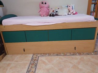 Cama nido madera 190x90 y 190x80