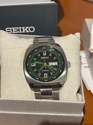 Seiko Recraft SNKM97 Reloj Automático Verde