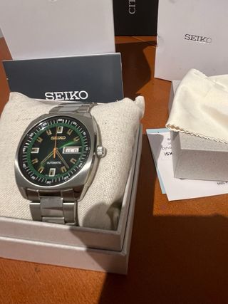 Seiko Recraft SNKM97 Reloj Automático Verde