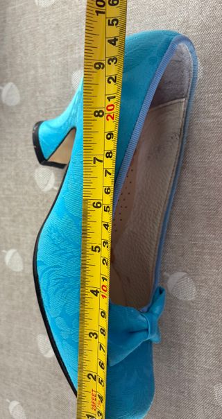 OFERTA Zapatos de Fallera Azul Celeste Talla 37-38