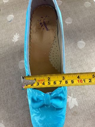 OFERTA Zapatos de Fallera Azul Celeste Talla 37-38