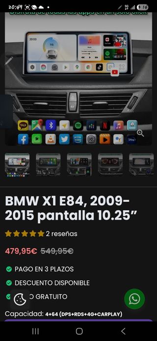 Pantalla BMW