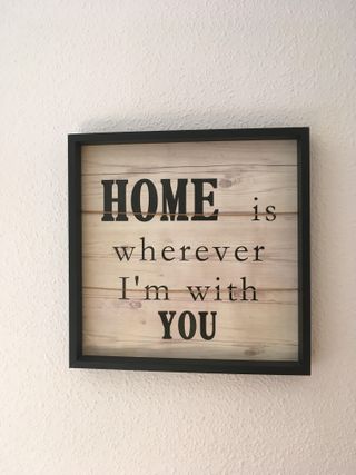 Cuadro Decorativo Home is wherever I'm with YOU