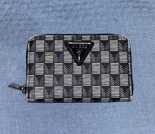 Monedero Guess Negro y Blanco